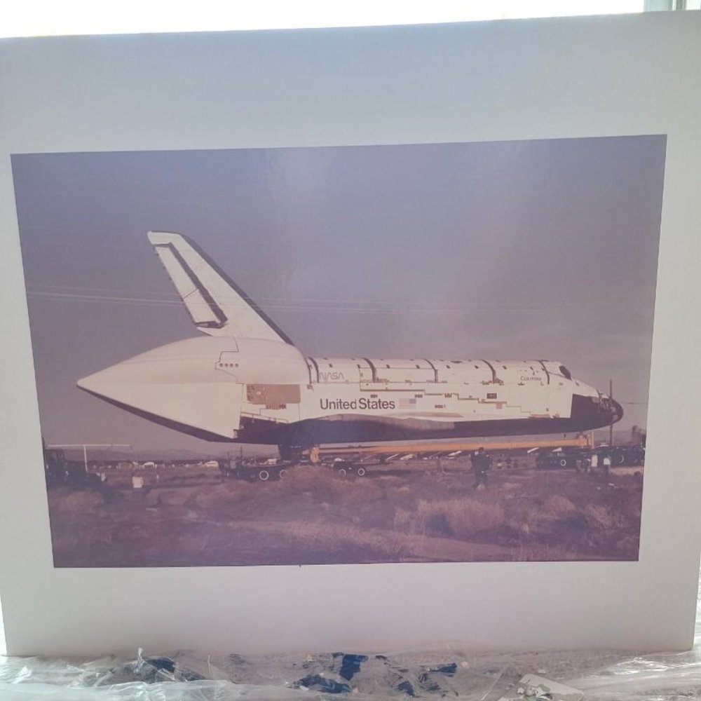 Original Columbia Space Shuttle Photograph-1981, Vintage, Astronomy, Science